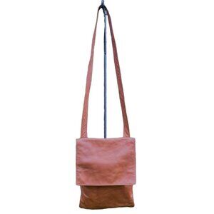 Fierce  Canada Brown Faux Leather Crossbody Purse